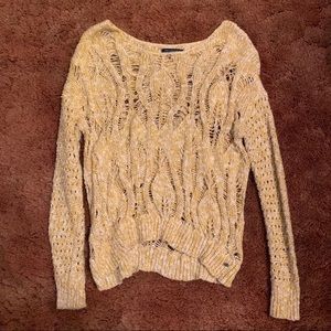 See-through pullover sweater